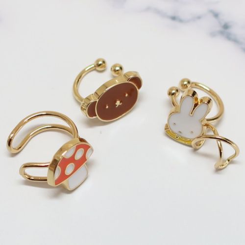 ミッフィー イヤーカフ アクセサリー GD ディックブルーナ 粧美堂