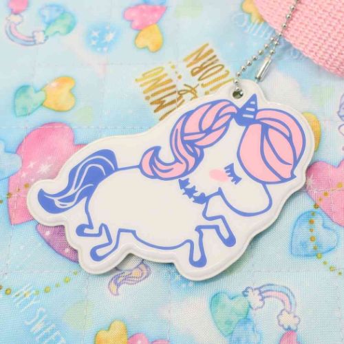 キルトナップサック 体操服かばん ユニコーン 新入学 粧美堂