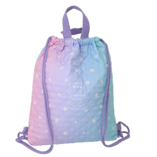 ナップサック キルトナップサック グラデデイジー 新入学 粧美堂