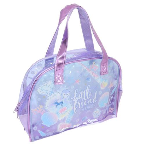 プールバッグ ボストンバッグ シェル 粧美堂 海プール レジャーバッグ 女の子