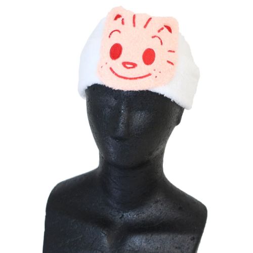 オサムグッズ ヘアバンド ポーチ付きヘアターバン CAT Osamu Goods 粧美堂