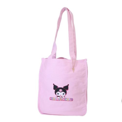 追跡有★Sanrio × CACO クロミ もこもこ トートバッグ クロミ フェイス形トートバッグ｜サンリオオンラインショップ