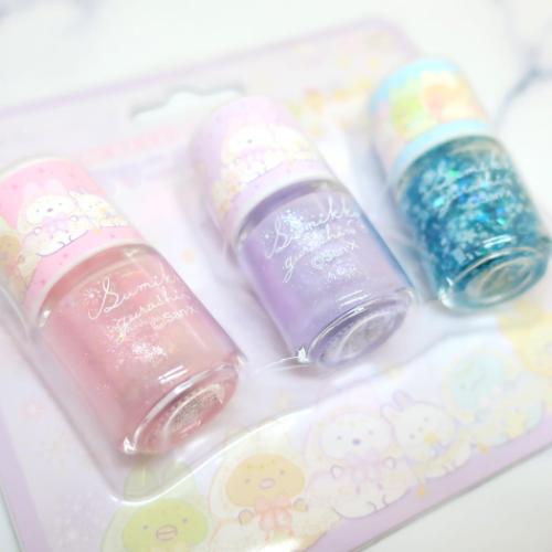 すみっコぐらし グッズ ピールオフネイルアート キャラクター はがせるマニキュア３本セット PL サンエックス