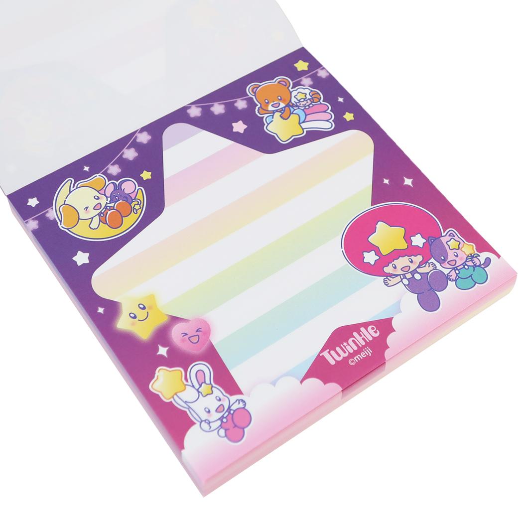 ツインクル メモ帳 スクエアメモ ピンク お菓子パッケージ funbox
