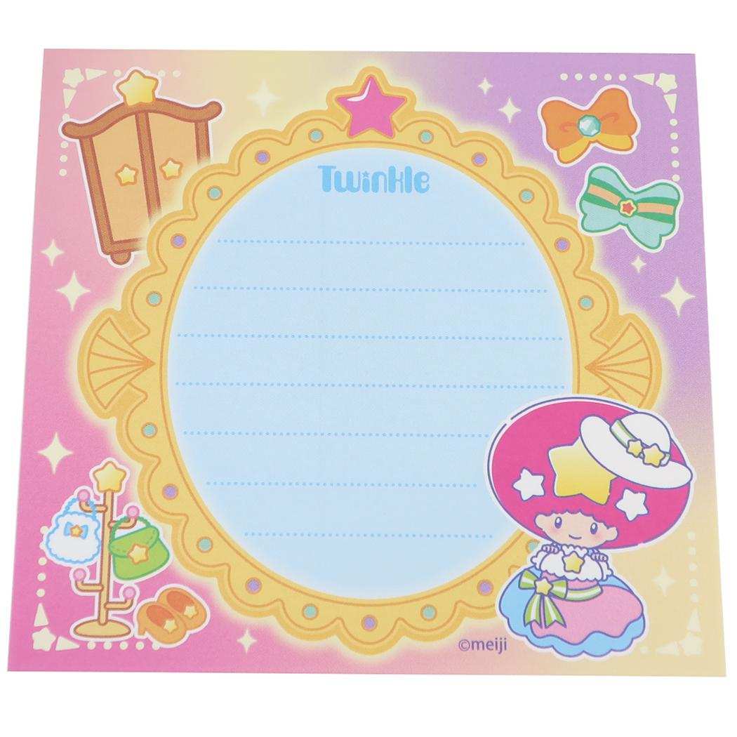 ツインクル メモ帳 スクエアメモ ピンク お菓子パッケージ funbox