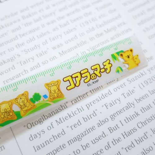 定規 コアラのマーチ おやつ17cmスリム定規 お菓子パッケージ funbox ものさし