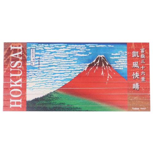 パズル色鉛筆 色えんぴつ 葛飾北斎 凱風快晴2 funbox