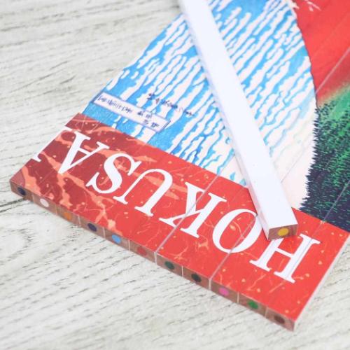 パズル色鉛筆 色えんぴつ 葛飾北斎 凱風快晴2 funbox