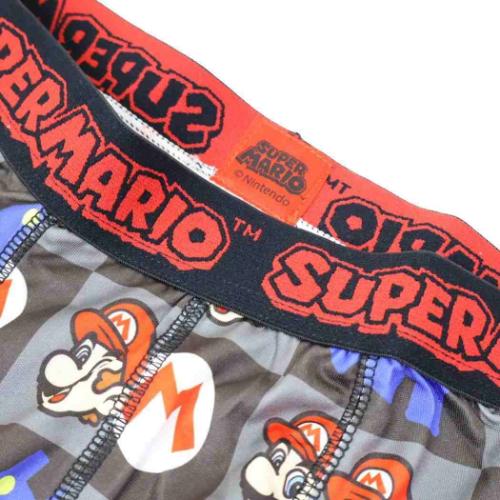 スーパーマリオ グッズ 男性用下着 キャラクター 転写 …