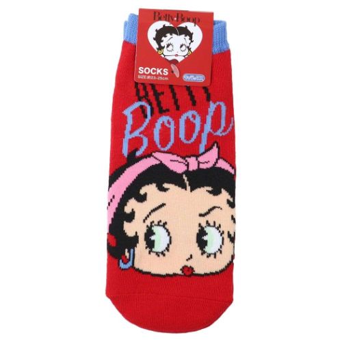 レディースソックス 女性用靴下 ベティブープ カチューシャ BETTY BOOP スモールプラネット キャラックス 大人向け キャラクター
