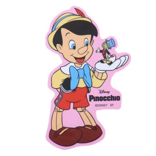ピノキオ ステッカー キャラクター ピノキオとジミニー・クリケット デコれる ディズニー スモールプラネット