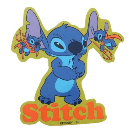 ロゴ ステッカー キャラクター デコれる リロ＆スティッチ ディズニー スモールプラネット かわいい キャラクター