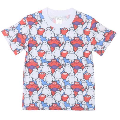 ベイマックス キッズT-SHIRTS 子供用Tシャツ いっぱい パターン キッズ120 ディズニー キャラクター｜cinemacollection