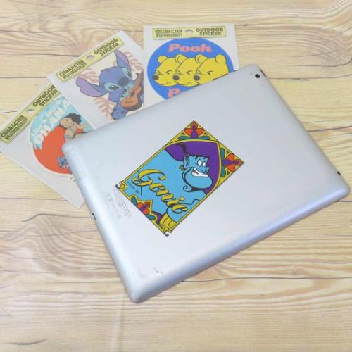 アラジン グッズ シール キャラクター アウトドアステッカー ジーニー