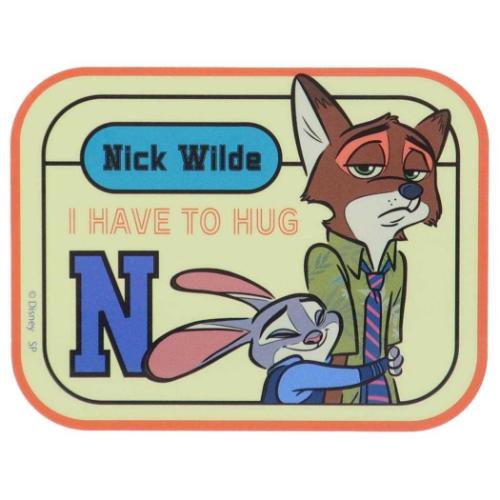 ダイカットシール キャラクターステッカー ニック＆ジュディ