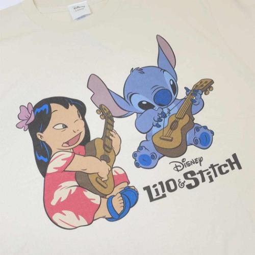 Tシャツ T-SHIRTS ディズニー リロ＆スティッチ ウクレレ スモール