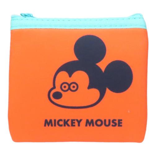 Yahoo! Yahoo!ショッピング(ヤフー ショッピング)平ポーチ DISNEYx松本セイジ ミニフラットポーチ ディズニー ミッキーマウスフェイス 小物入れ コスメポーチ