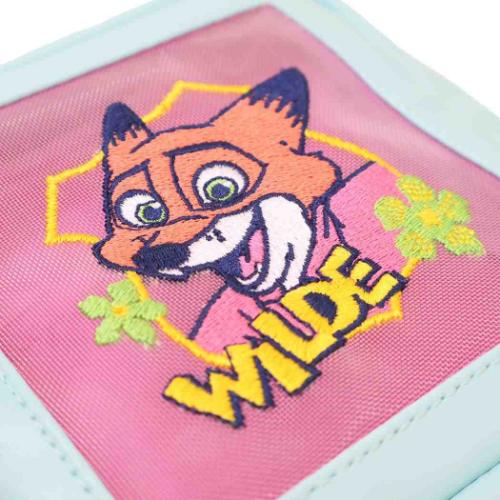 ズートピア ズートピア2 コスメポーチ 合皮メッシュ刺繍ポーチ ニック
