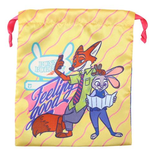 ズートピア ディズニー キャラクター 巾着袋 リボン巾着 なかよし 爆買