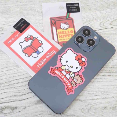 ハローキティ サンリオ キャラクター ダイカットシール キャラクターステッカー 握手