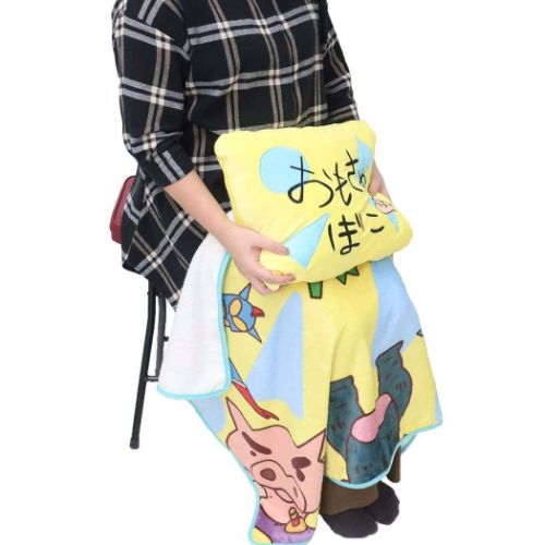CUNEクレヨンしんちゃん 限定ブランケット クレヨンしんちゃん しんちゃん ブランケットインクッション