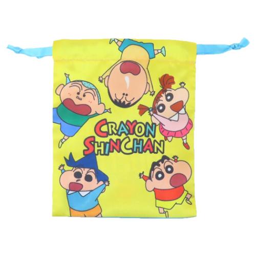 Yahoo! Yahoo!ショッピング(ヤフー ショッピング)クレヨンしんちゃん アニメキャラクター 巾着袋 リボン巾着 きんちゃくポーチ カスカベ防衛隊 わーい