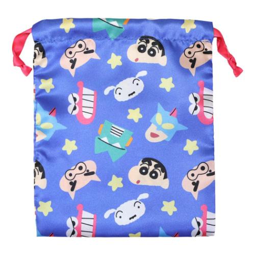 クレヨンしんちゃん リボン巾着 巾着袋 集合 パターン アニメキャラクター 爆買