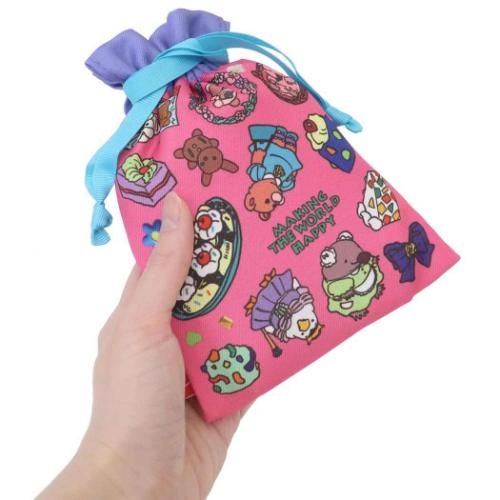 巾着袋 ラブリーフレンズ 巾着S PKxPU スモールプラネット