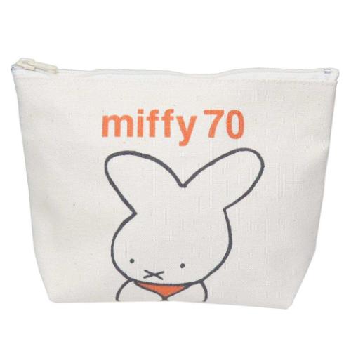 ミッフィー 舟形ポーチ コスメポーチ ナインチェ ナチュラル 70th ディックブルーナ