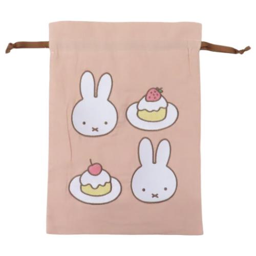 Yahoo! Yahoo!ショッピング(ヤフー ショッピング)ミッフィー 絵本キャラクター 巾着袋 刺繍巾着 きんちゃくポーチ ケーキ ディックブルーナ