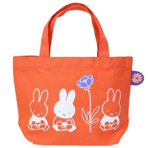 カラーマチ付バッグ ランチバッグ ミッフィー フラワー RD スモールプラネット ディックブルーナ お弁当かばん 絵本キャラクター