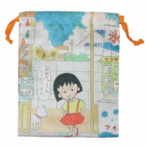 リボン巾着 巾着袋 駄菓子屋さん ちびまる子ちゃん スモールプラネット きんちゃくポーチ 小物入れ