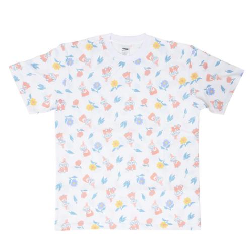 ムーミン T-SHIRTS Tシャツ リトルミイとお花 Lサイズ XLサイズ 北欧｜cinemacollection