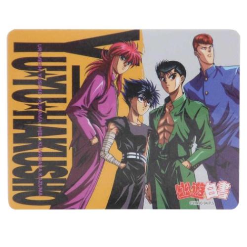 ダイカットシール 幽遊白書 キャラクターステッカー 少年ジャンプ 集合