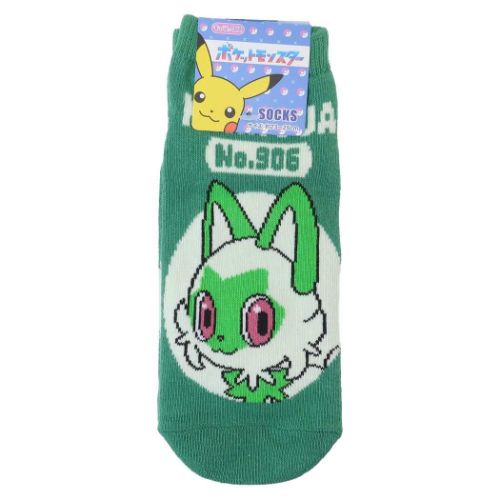 靴下レディース キャラックス ニャオハ ポケットモンスター ポケモン スモールプラネット プレゼント