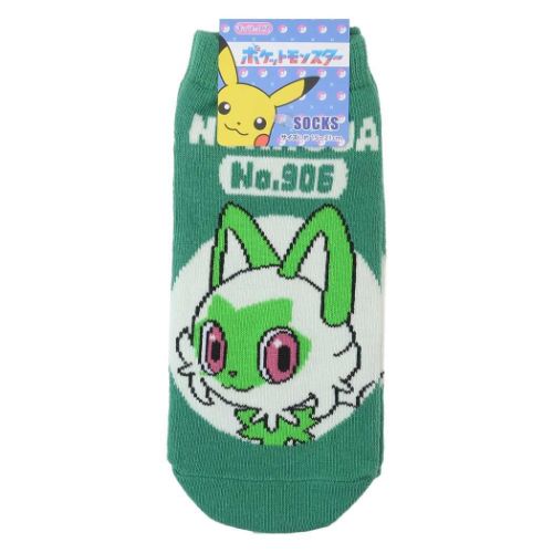 靴下ジュニア キャラックス ポケットモンスター ニャオハ スモールプラネット ポケモン プレゼント