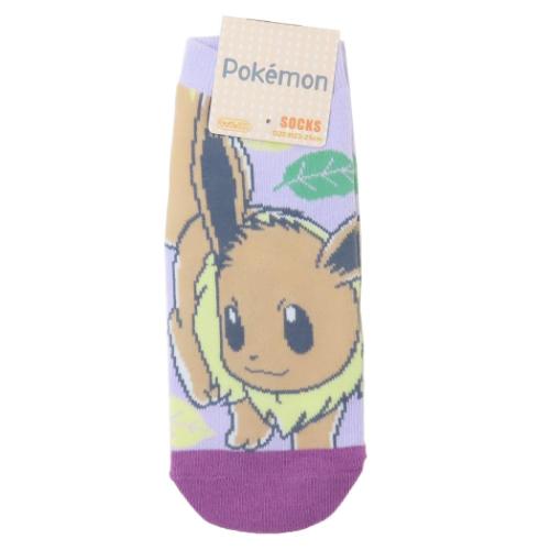 レディースソックス 女性用靴下 ポケットモンスター ポケモン イーブイ リーフ スモールプラネット キャラックス 大人向け キャラクター