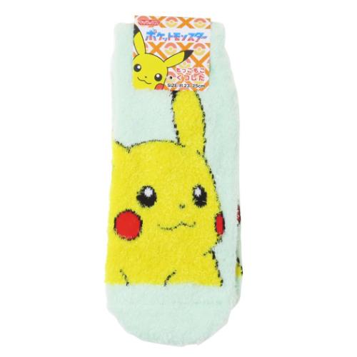 女性用防寒靴下 もっこもこ靴下 レディースソックス ポケットモンスター ピカチュウ MGR スモールプラネット ポケモン ウォーマー雑貨 キャラクター