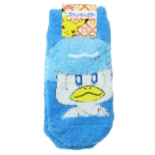 もっこもこ靴下 キッズソックス 子ども用防寒室内靴下 ポケットモンスター クワッス BL スモールプラネット ポケモン ウォーマー雑貨 キャラクター