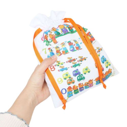 リチャードスキャリー 巾着袋 トラベル巾着 きんちゃくポーチ 123 スモールプラネット 小物入れ かわいい