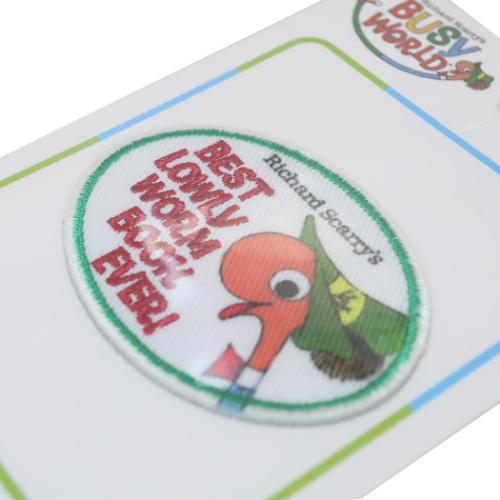 ワッペン ワッペン リチャードスキャリー ミミズのローリー スモールプラネット 手芸用品