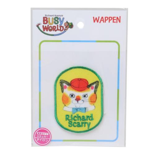 ワッペン ワッペン リチャードスキャリー ねこ スモールプラネット 手芸用品