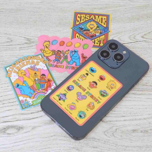 セサミストリート ダイカットシール キャラクターステッカー 風船 スモールプラネット