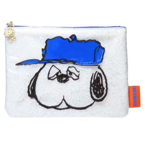 Yahoo! Yahoo!ショッピング(ヤフー ショッピング)スヌーピー グッズ コスメポーチ ピーナッツ キャラクター もこもこビニールフラットポーチ