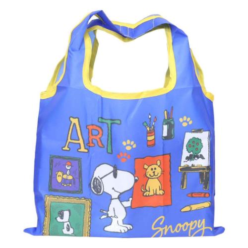PEANUTS スヌーピー エコバッグ ミニショッピングバッグA アート