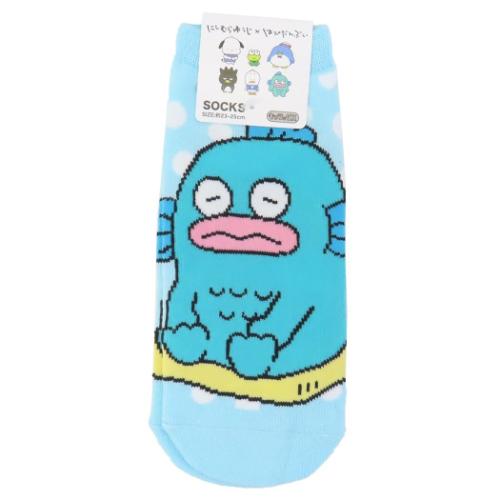 キャラックス レディースソックス 女性用靴下 ハンギョドン リラックス にしむらゆうじ×はぴだんぶい サンリオ スモールプラネット かわいい キャラクター