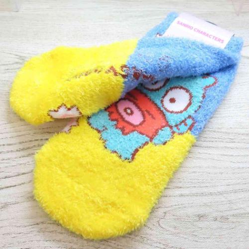 もっこもこ靴下 レディースソックス 女性用防寒靴下 もぐもぐ ハンギョドン サンリオ スモールプラネット