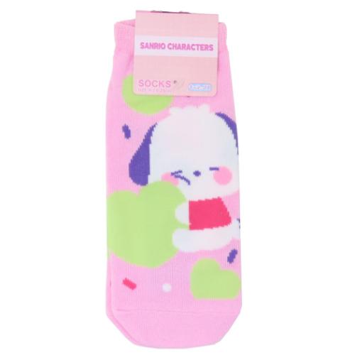 女性用靴下 レディースソックス ポチャッコ サンリオ ぷにきゅきゅ スモールプラネット キャラックス 大人向け キャラクター