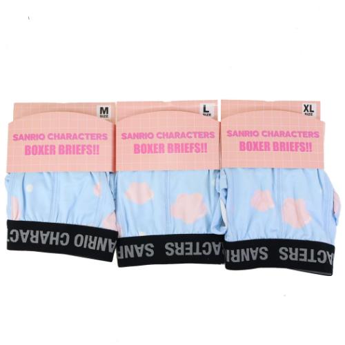 シナモロール サンリオ キャラクター 男性用下着 転写ボクサーブリーフ リボン BL