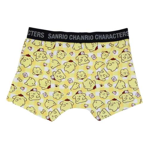 ポムポムプリン キャラクター 男性用下着 ボクサーブリーフ チェック サンリオ 爆買 関連画像1